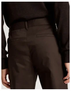 Blaq Slim Fit Dress Chino Pant in Brown