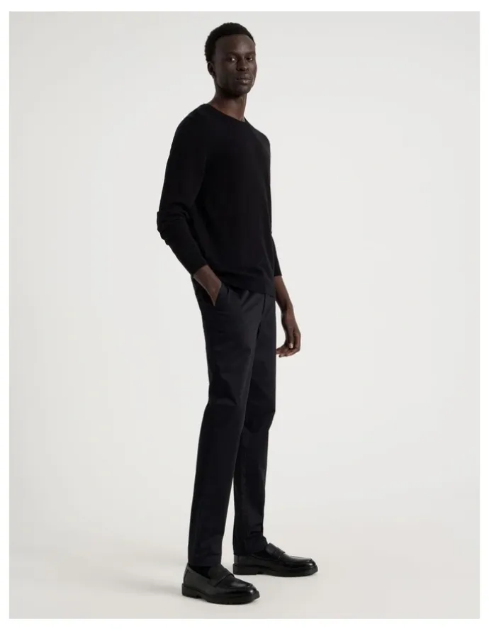 Blaq Slim Fit Pant in Black