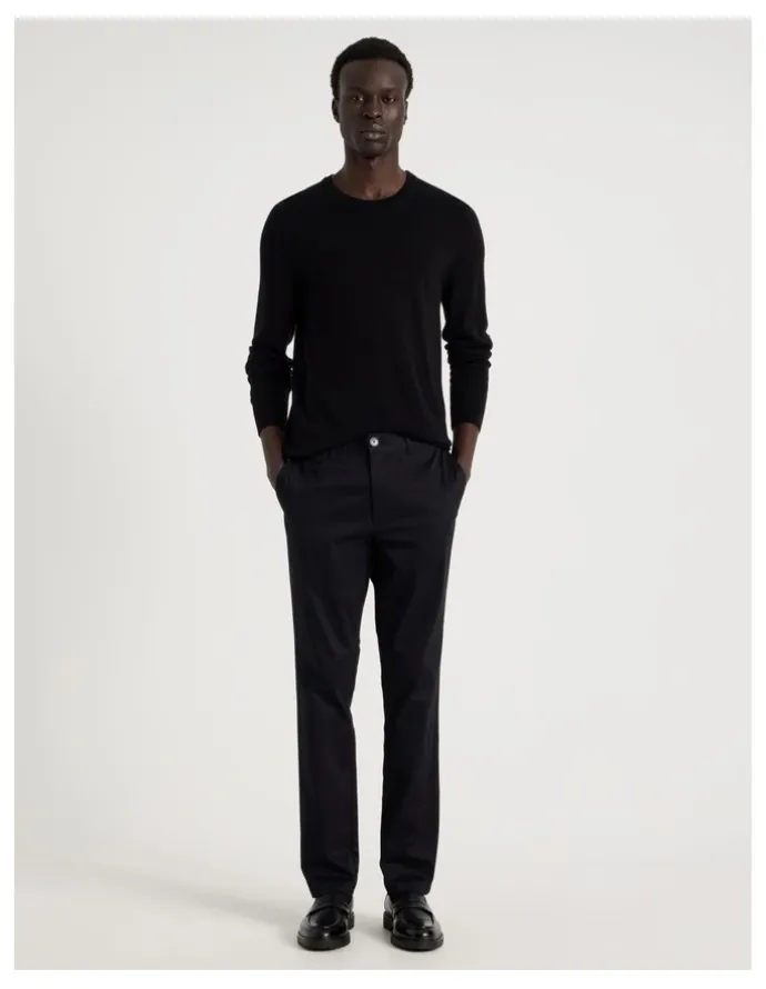 Blaq Slim Fit Pant in Black