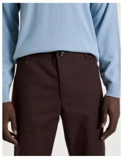 Blaq Slim Fit 5 Pocket Pant in Brown