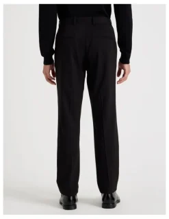 Blaq Slim Fit Tailored Trouser in Black