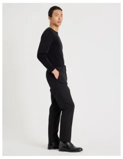 Blaq Slim Fit Tailored Trouser in Black