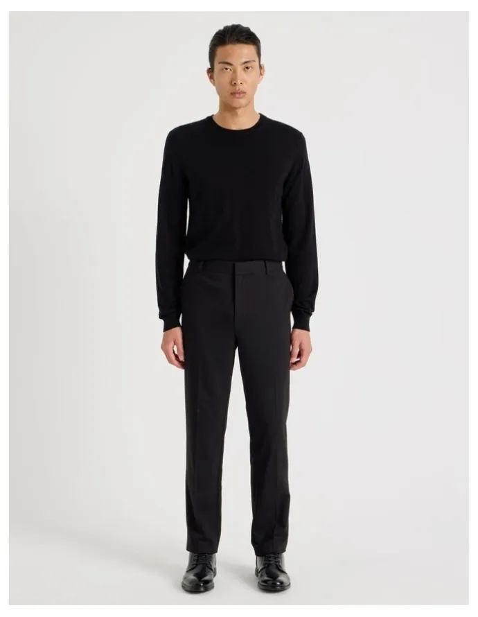 Blaq Slim Fit Tailored Trouser in Black