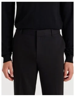 Blaq Slim Fit Tailored Trouser in Black