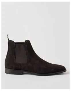 Blaq Soren Suede Chelsea Boot in Chocolate