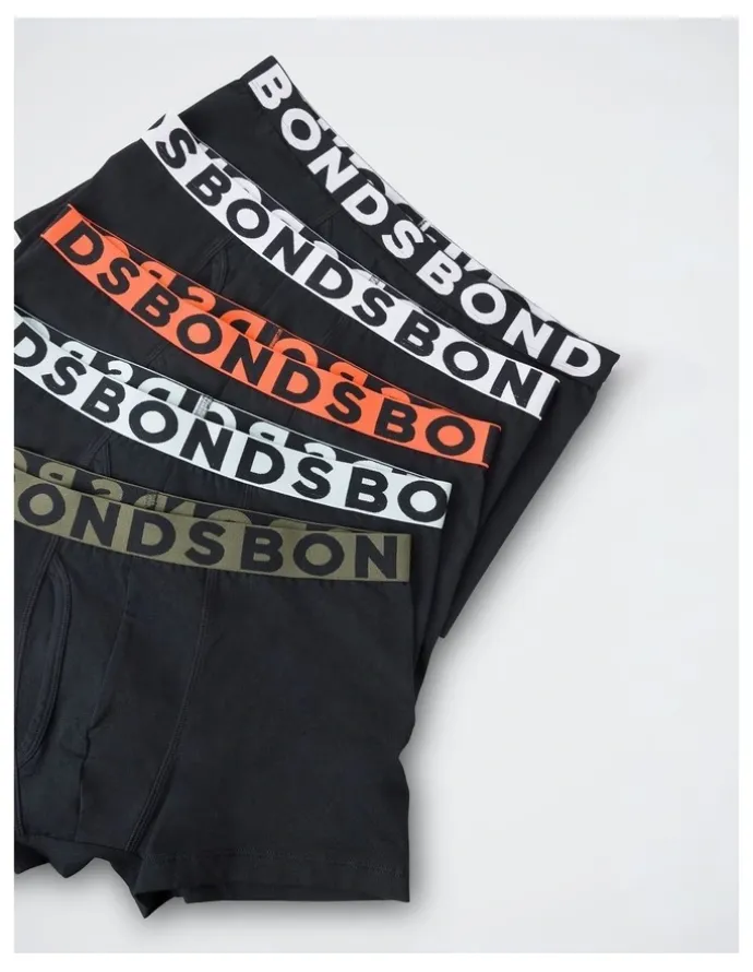 Bonds 5 Pack Classic Trunks
