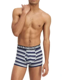 Bonds Everyday Stripe Trunks 3 Pack in Multi
