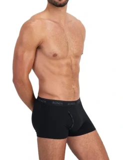 Bonds Guyfront Luxe Trunk 3 Pack in Nu Black