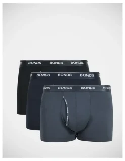 Bonds Guyfront Recycled Micro Trunks 3 Pack in Multi
