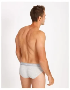 Bonds Guyfront Stripe Briefs 3 Pack in Navy