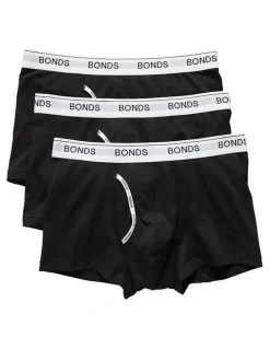 Bonds Guyfront Trunk 3 Pack in Black
