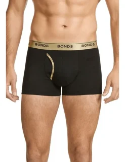 Bonds Guyfront Trunk 3 Pack in Black