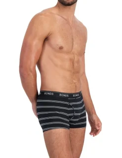 Bonds Guyfront Trunk 3 Pack in Stripe Zgw