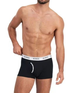 Bonds Guyfront Trunk 3 Pack in Stripe Zha
