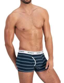 Bonds Guyfront Trunk 3 Pack in Stripe Zha