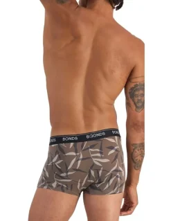 Bonds Guyfront Trunk 3 Pack in Print Zgi