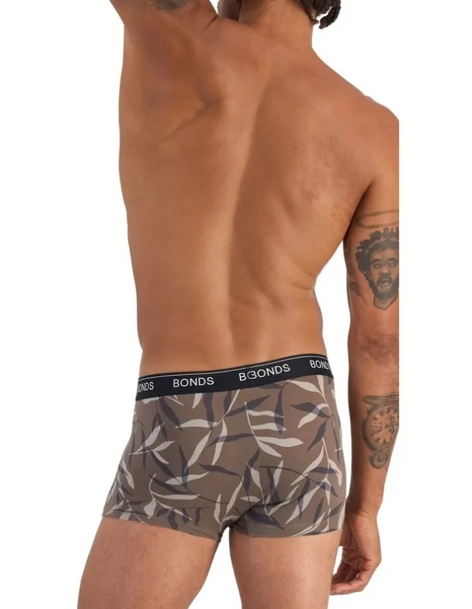 Bonds Guyfront Trunk 3 Pack in Print Zgi