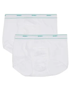 Bonds Support Brief 2 Pack in White
