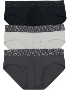 Bonds Sweat Off Brief 3 Pack in Multi