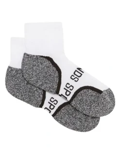 Bonds Ultimate Comfort 1/4 Crew 3 Pack in White
