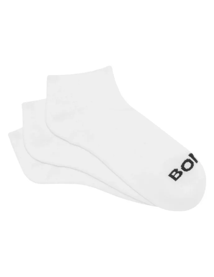 Bonds Value Cushioned Low Cut Socks 3 Pack in White
