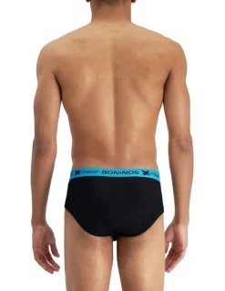 Bonds X-Temp Brief 4 Pack in Black
