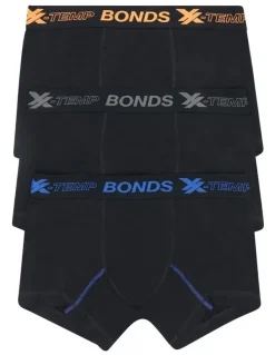 Bonds X-Temp Trunk 3 Pack in Black