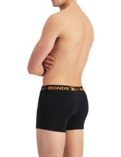 Bonds X-Temp Trunk 3 Pack in Black