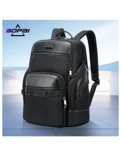 Bopai Anti-Theft Waterproof Laptop Backpack Travel Business Work Bag Black