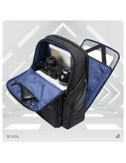 Bopai Anti-Theft Waterproof Laptop Backpack Travel Business Work Bag Black