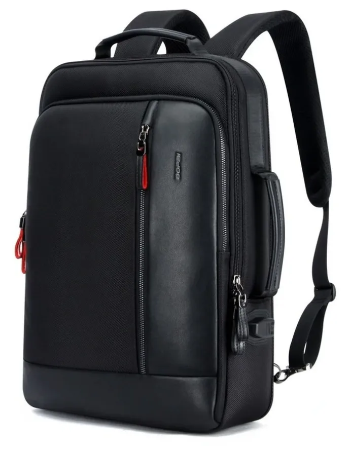 Bopai Bopai Anti-Theft Waterproof Laptop Backpack Travel Business Work Bag Black