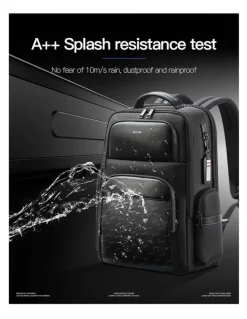 Bopai Bopai Anti-Theft Waterproof Laptop Backpack Travel Business Work Bag Black