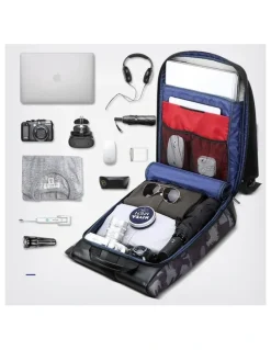 Bopai Bopai Anti-Theft Waterproof 15.6 Laptop Backpack Travel Business Work Bag Black