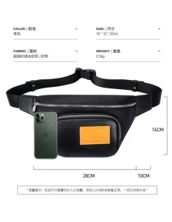Bopai Bopai Shoulder Crossbody Travel Daily Bag Black