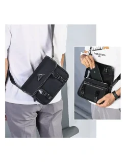 Bopai Bopai Waterproof Messenger Travel Work Bag Black