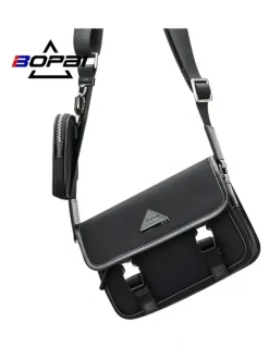 Bopai Bopai Waterproof Messenger Travel Work Bag Black