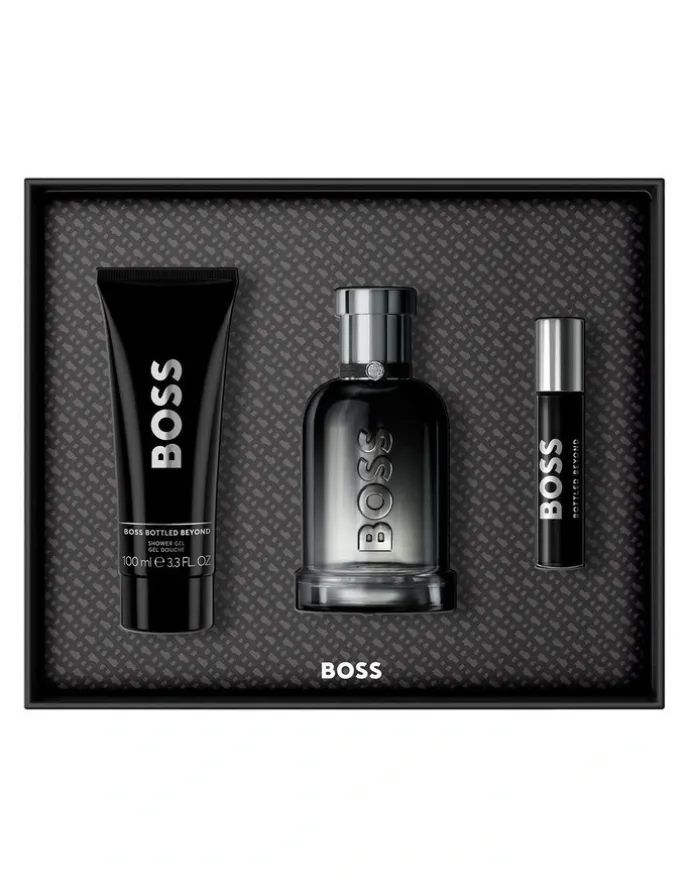BOSS Bottled Beyond Eau de Parfum and Shower Gel for Men Trio Gift Set