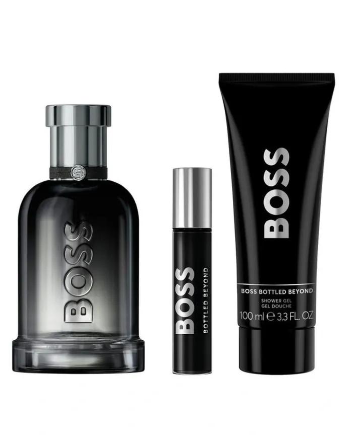 BOSS Bottled Beyond Eau de Parfum and Shower Gel for Men Trio Gift Set