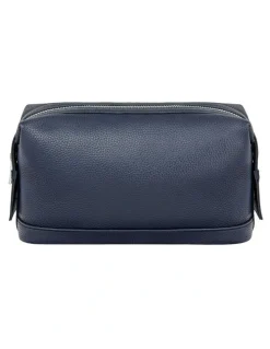 Boss Classic Grained Toiletry Bag in Blue