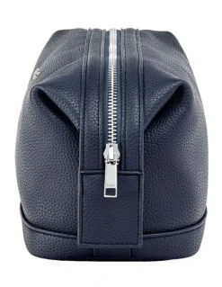 Boss Classic Grained Toiletry Bag in Blue