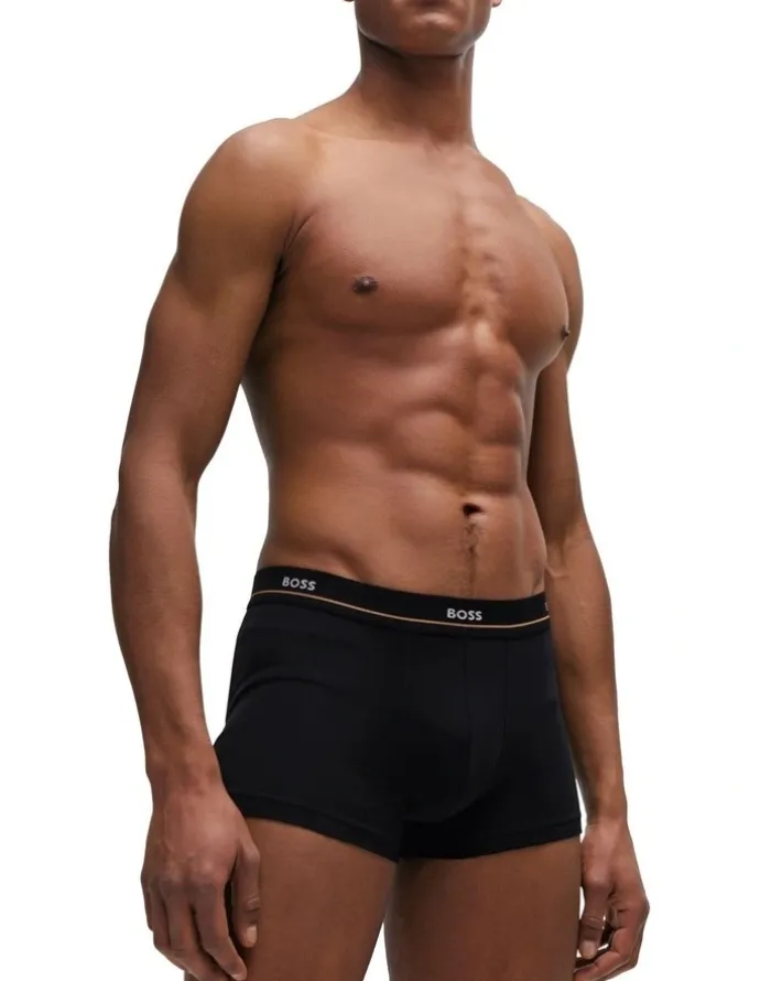 Boss Essential Trunks 5 Pack in Black