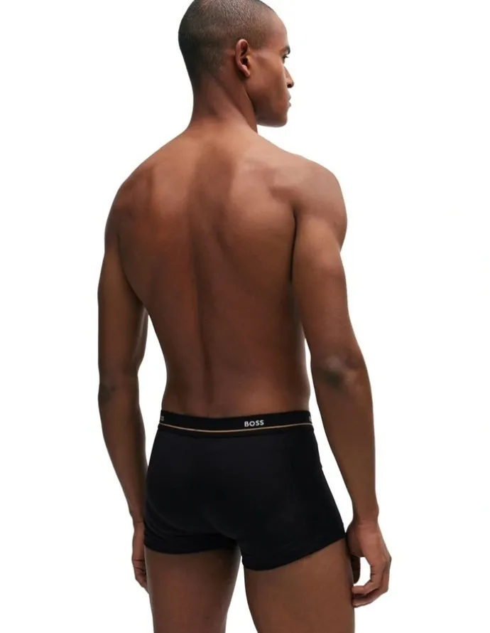 Boss Essential Trunks 5 Pack in Black