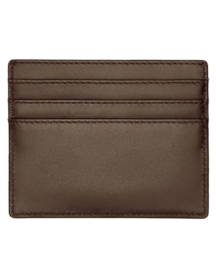 Boss Leather Card Holder in Classic Smooth Brown