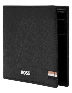Boss Leather Wallet in Iconic Black