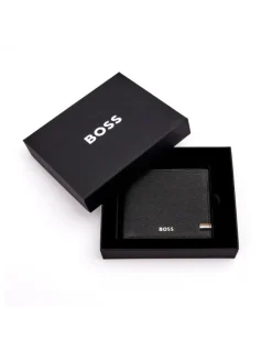 Boss Leather Wallet in Iconic Black