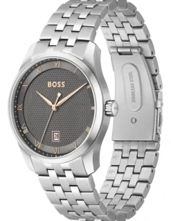 BOSS Principle Stainless Steel Watch in Grey