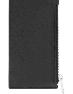 Boss Zip Iconic Card Holder in Black