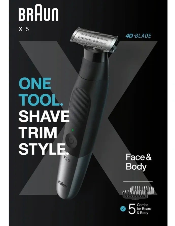 Braun Series XT5 Beard Trimmer Shaver and Electric Razor XT5100