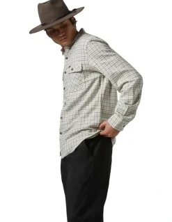 Brixton Cohen Cowboy Hat in Brown
