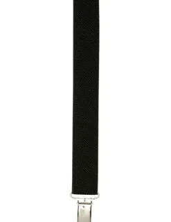 Buckle Plain Braces 25mm in Black